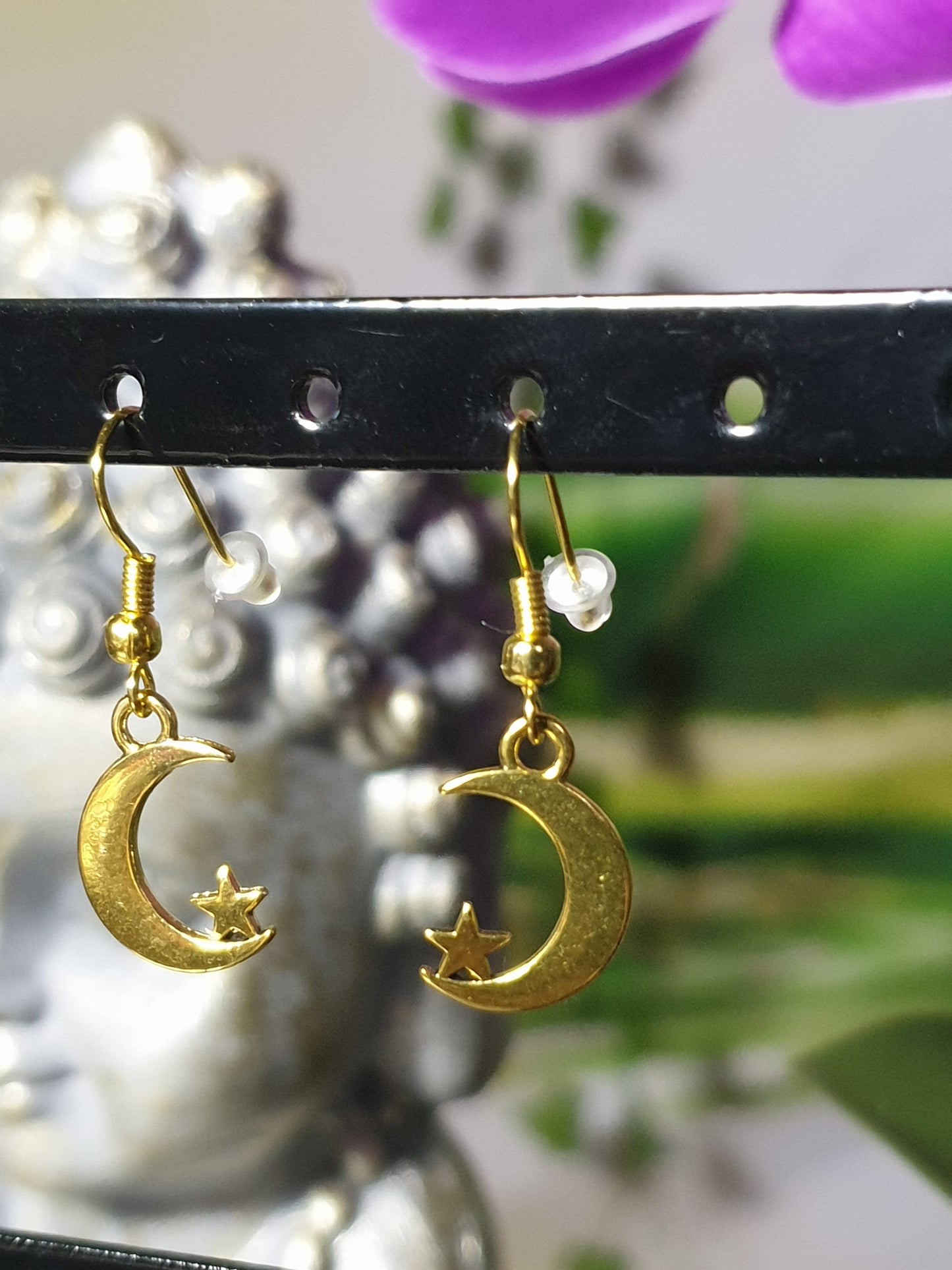 Boucles d'oreilles Lune