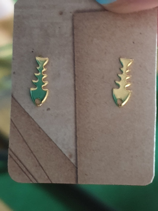 Boucles d'oreilles POISSONS dorées