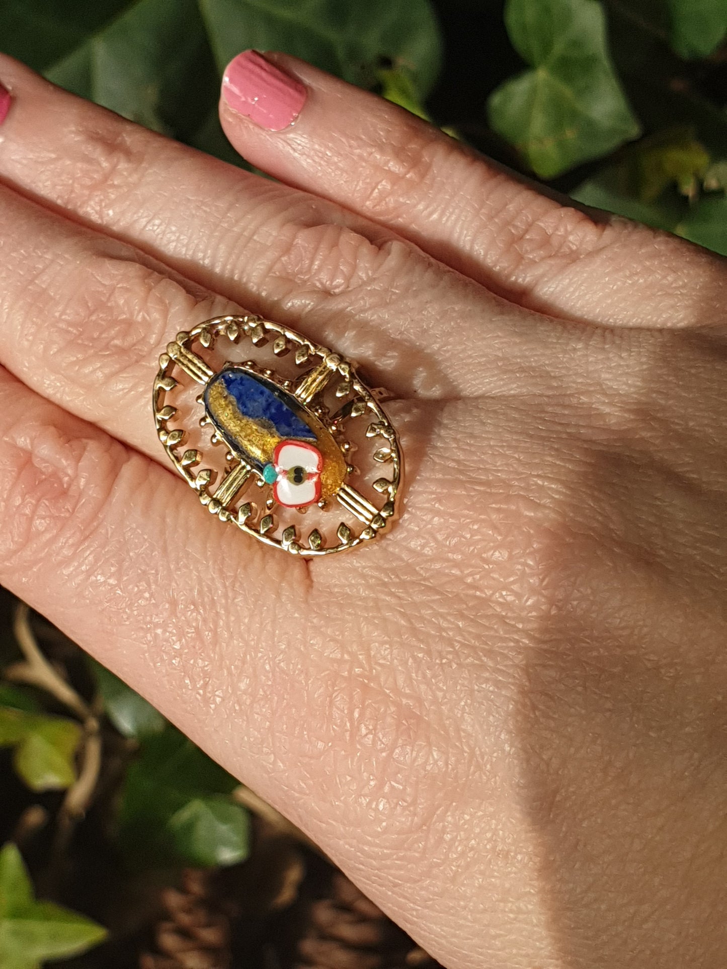 Bague Pomme Lapis-Lazuli