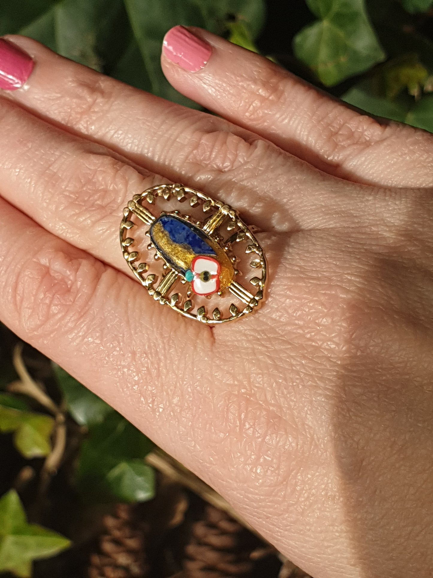 Bague Pomme Lapis-Lazuli