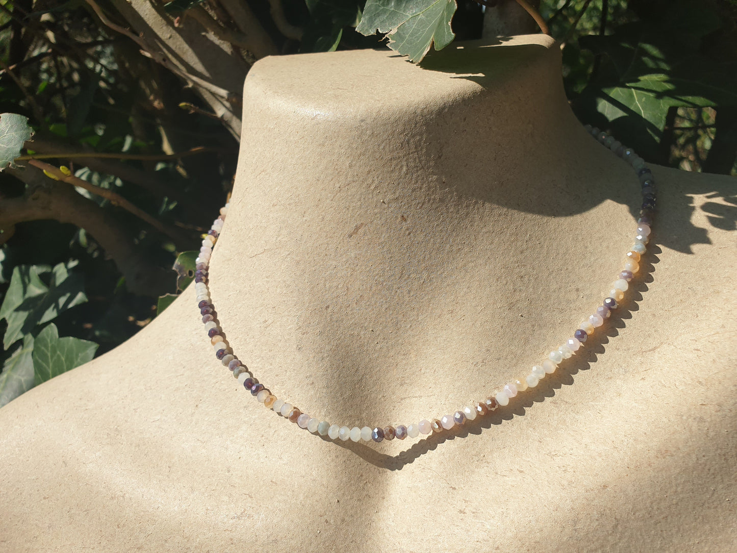 Collier en perles de cristal