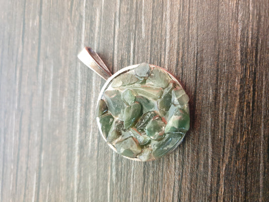 Pendentif Olivia avec pierres d'Aventurine